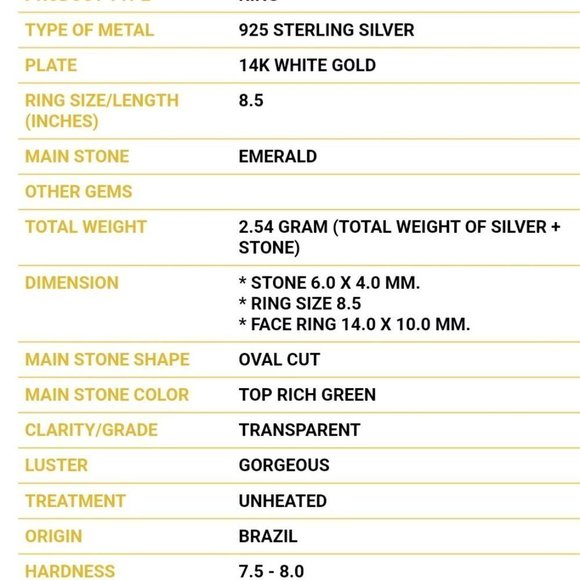 Emerald Bypass 3 Stone Cocktail Ring, Green Stone Trendy Luxury Filigree Ring - Picture 4 of 6